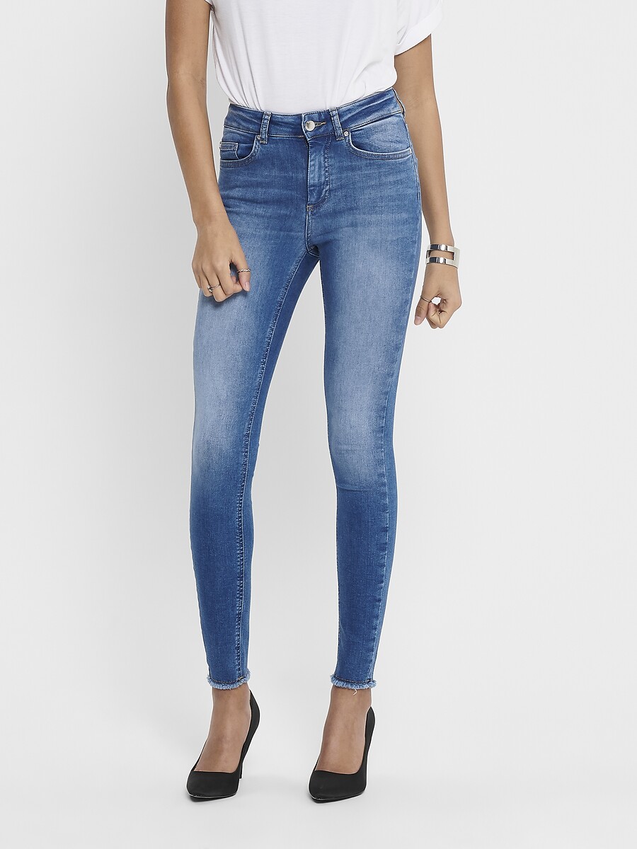 SOMENTE<br>Calça jeans skinny de cintura alta