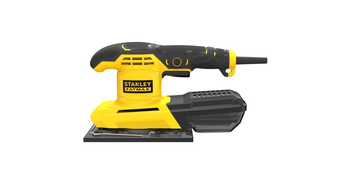 StanleyFATMAX 280W 1/3vel vlakschuurmachine  (Geel/zwart)