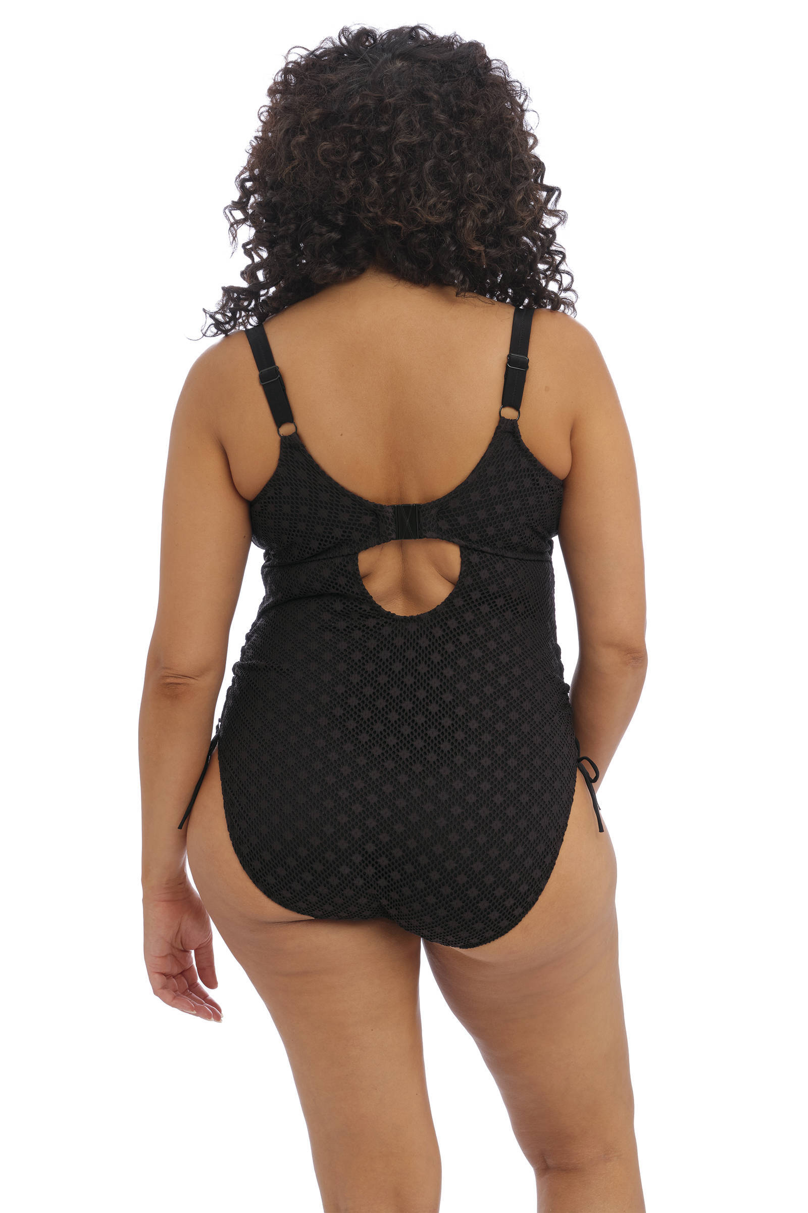 Elomi crochet badpak Bazaruto zwart