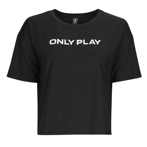 Only Play - ONPFONT LOGO SHORT SS TRAIN TEE - Noir