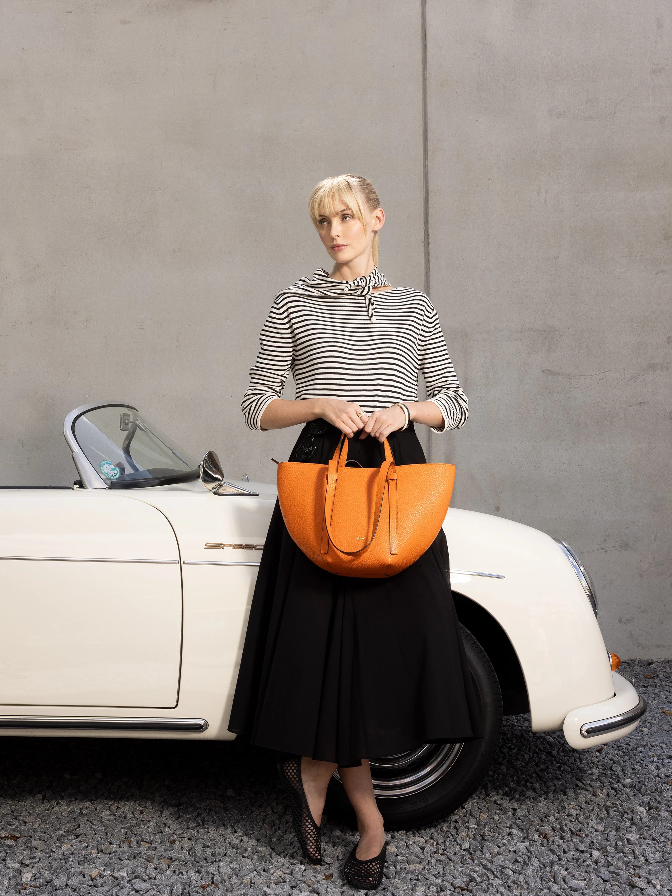 Shopper COSMO medium Leather Tekla Standard