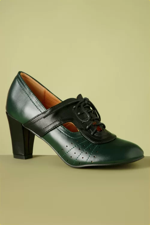 Banned Retro Woodland Vibes hakken in groen