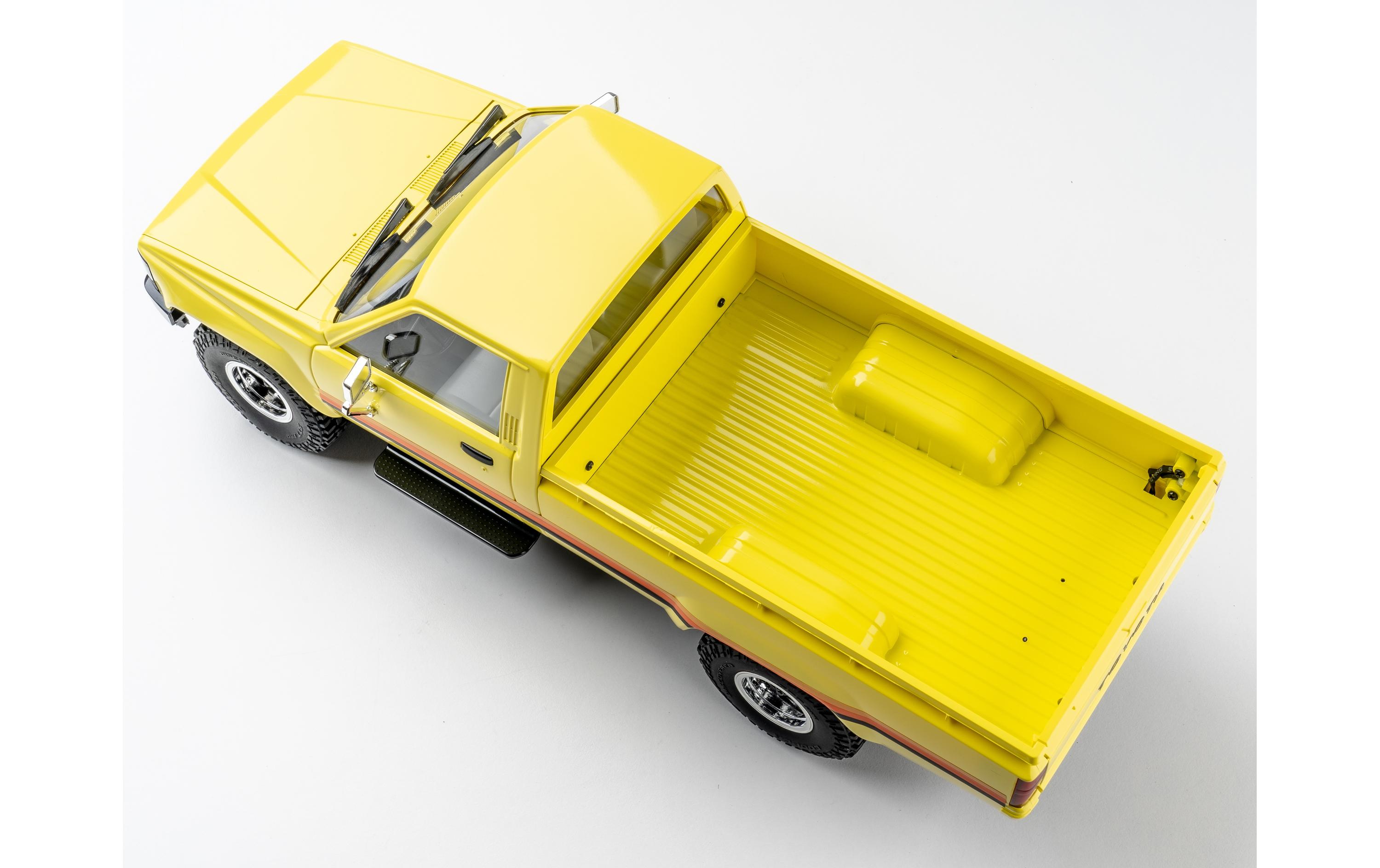 Scale Crawler Toyota Hilux 1983, 4WD RTR, 1:18<br>Detailgetreuer RC Pickup im Massstab 1:18