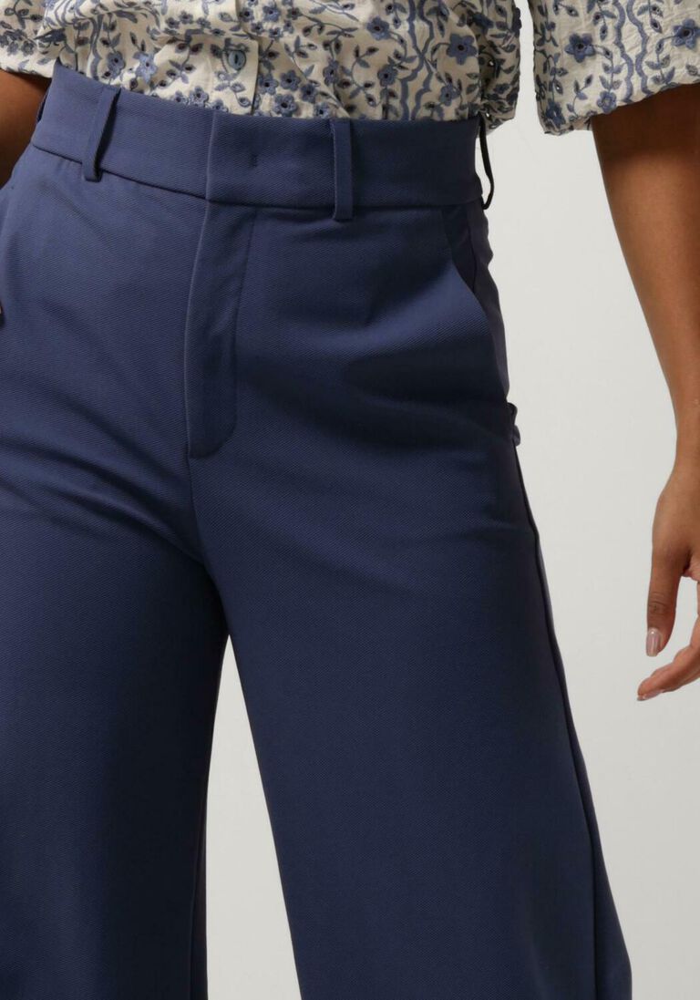 VANILIA blauwe vanilia pantalon tailored twill
