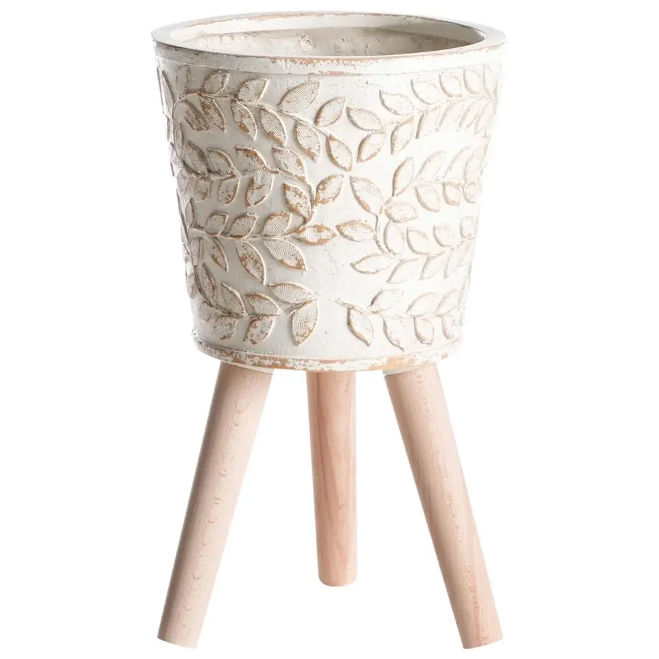 ALIARTOS- Bloempot - Gebroken wit - 43 cm - MgO