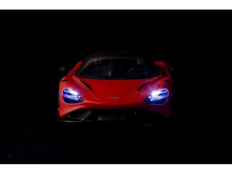 TEC-TOY Auto McLaren 765LT mit Licht, Orange, 1:16 Ferngesteuerter Sportwagen mit Licht für Kinder ab 6 Jahren