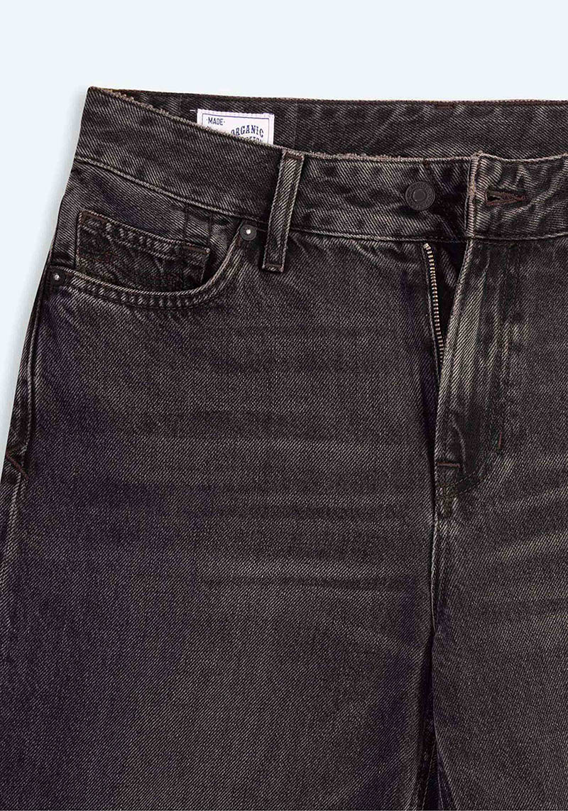 Kings Of Indigo Jeans Joan Vilma Brown Black Worn