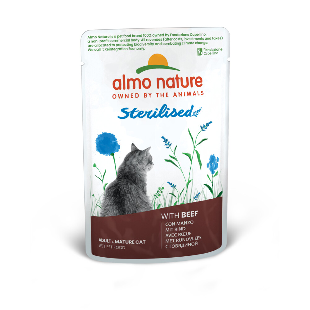 Almo Nature Sterilised Kattenvoer NatRund70 gr