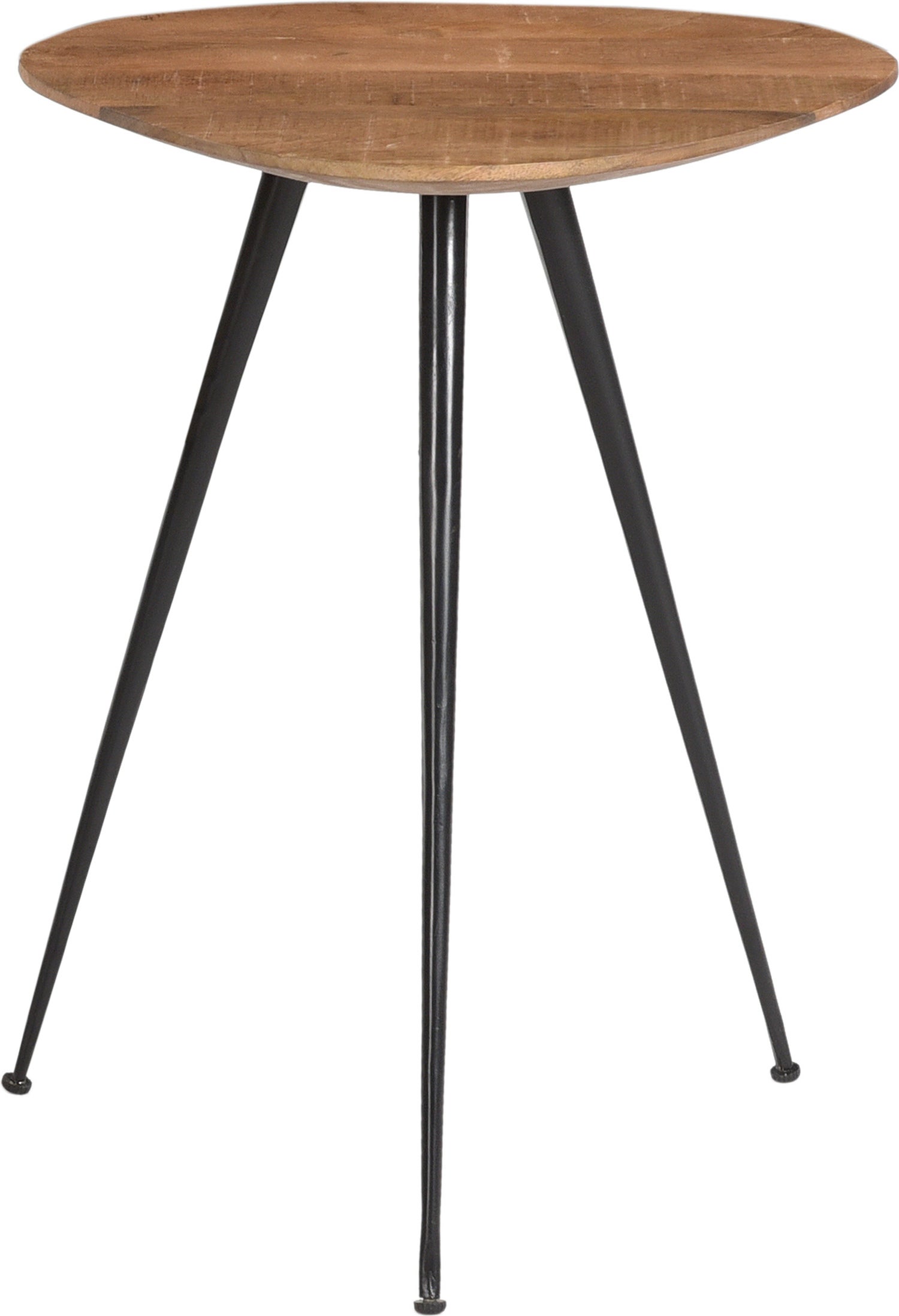 Brix bijzettafel Loua naturel / zwart 40 x 40 x 53 cm
