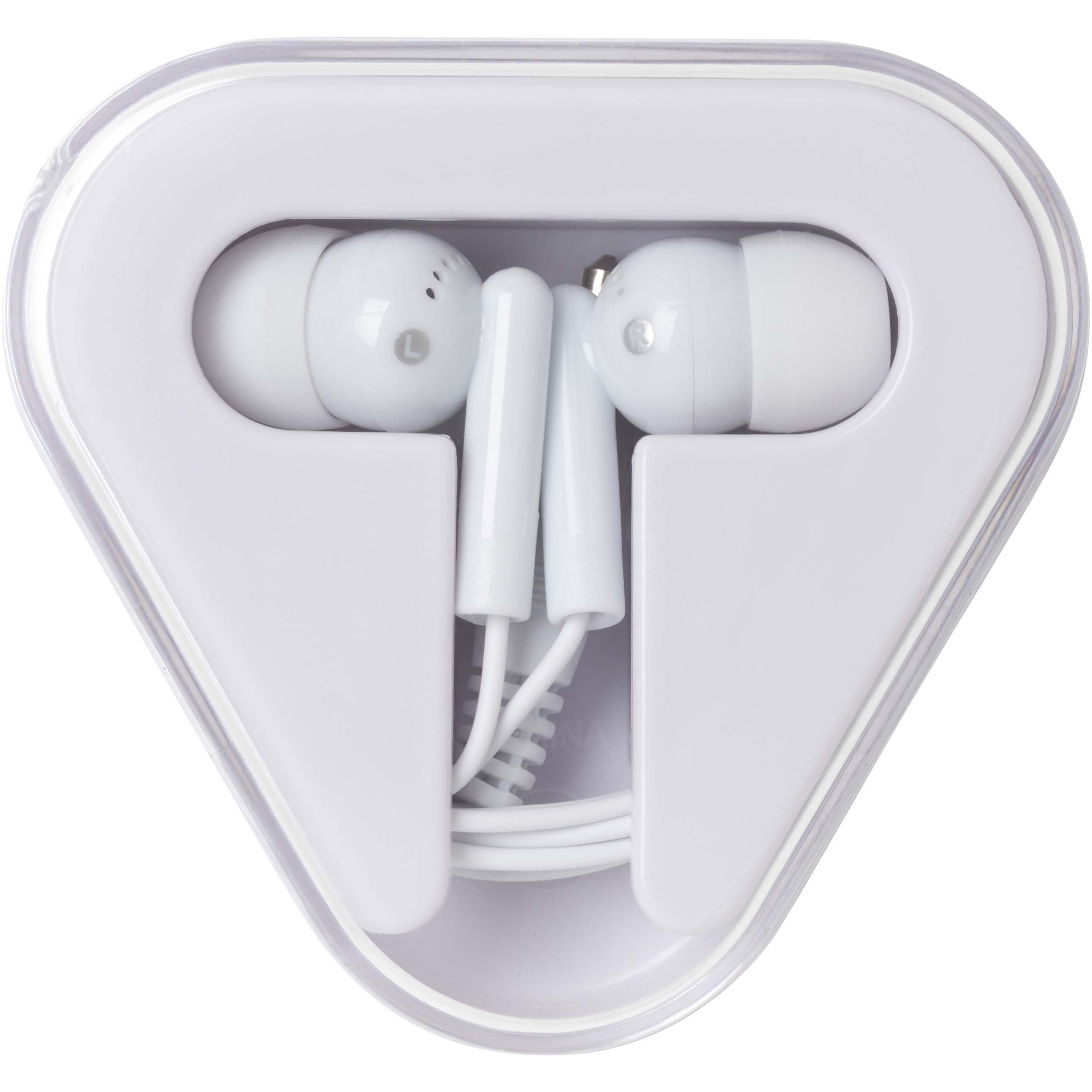 PF Concept 124439 -  Écouteurs Rebel avec étui de rangement en plastique recyclé