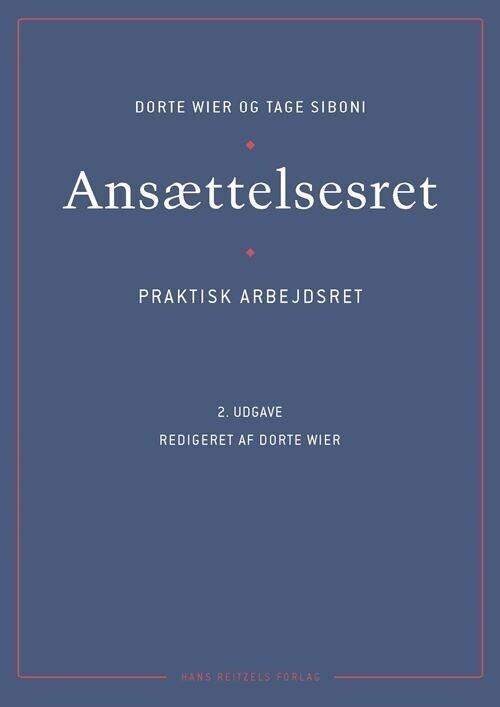 Ansættelsesret - Tage Siboni - Bog