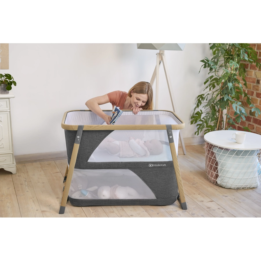 Kinderkraft Reisebett 4 in 1 SOFI grey