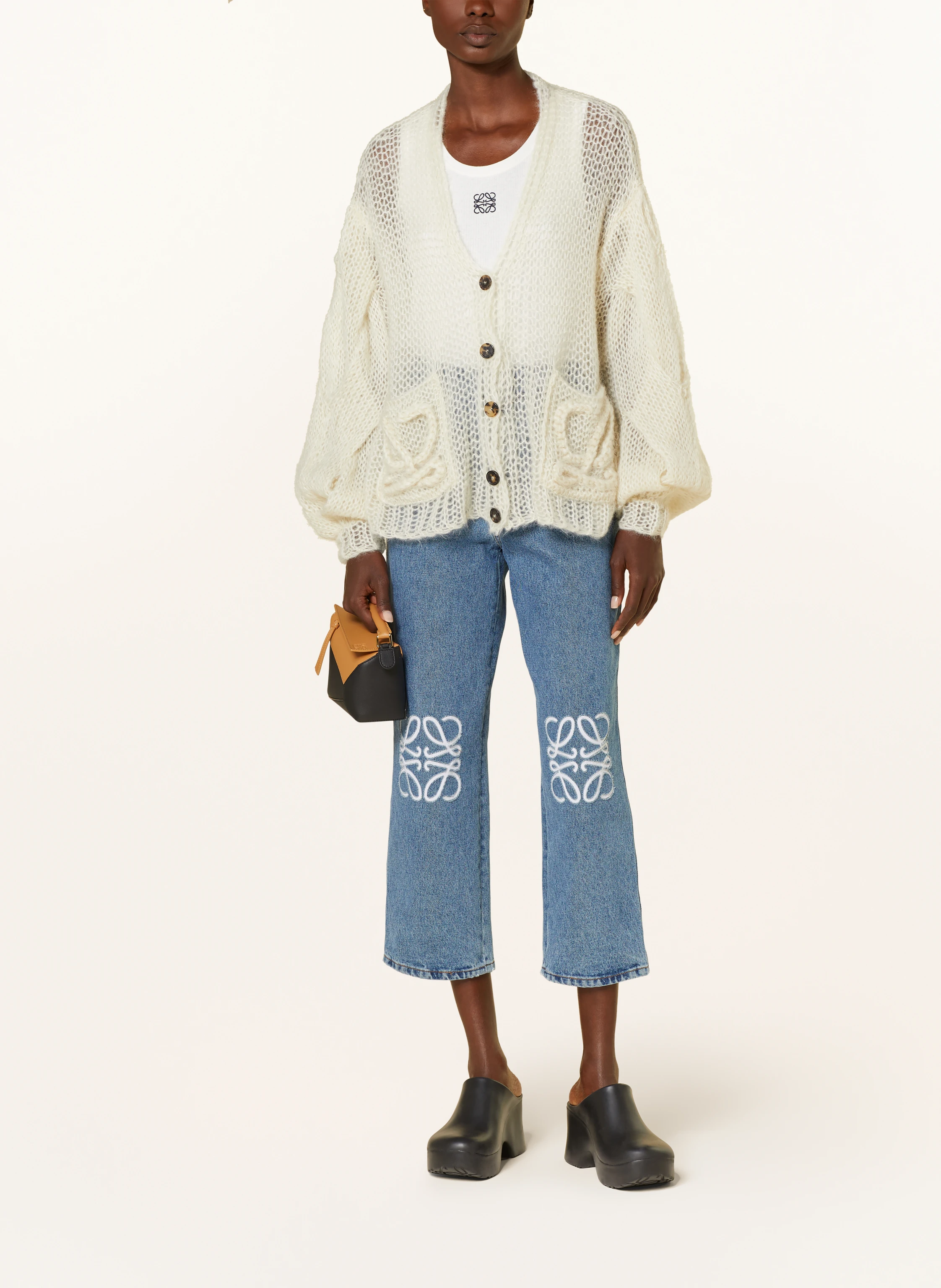 LOEWE Strickjacke mit Mohair