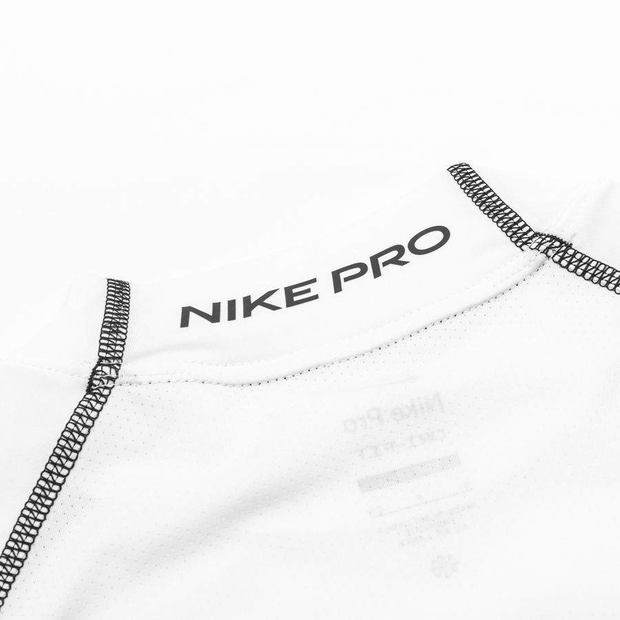 Nike Pro Top Dri-FIT Mock - Blanc/Noir