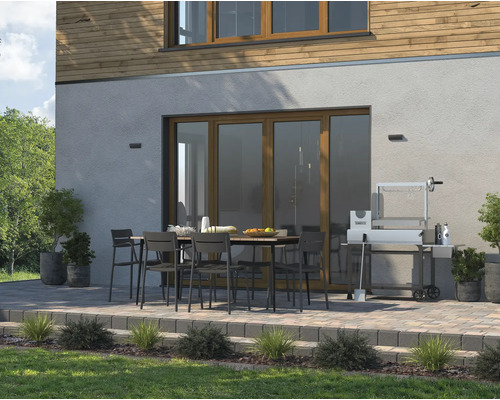 Tenneker® Asado houtskoolgrill AURORA TW inclusief zijplank, hittebestendige stenen & houtskoolschep