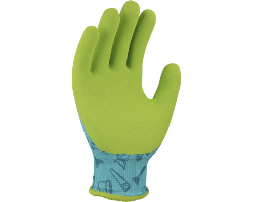 Kinderhandschoen Floralie maat 4 groen blauw