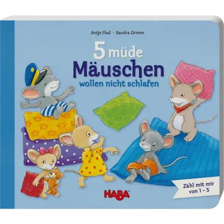 HABA 303145 5 müde Mäuschen wollen nicht schlafen