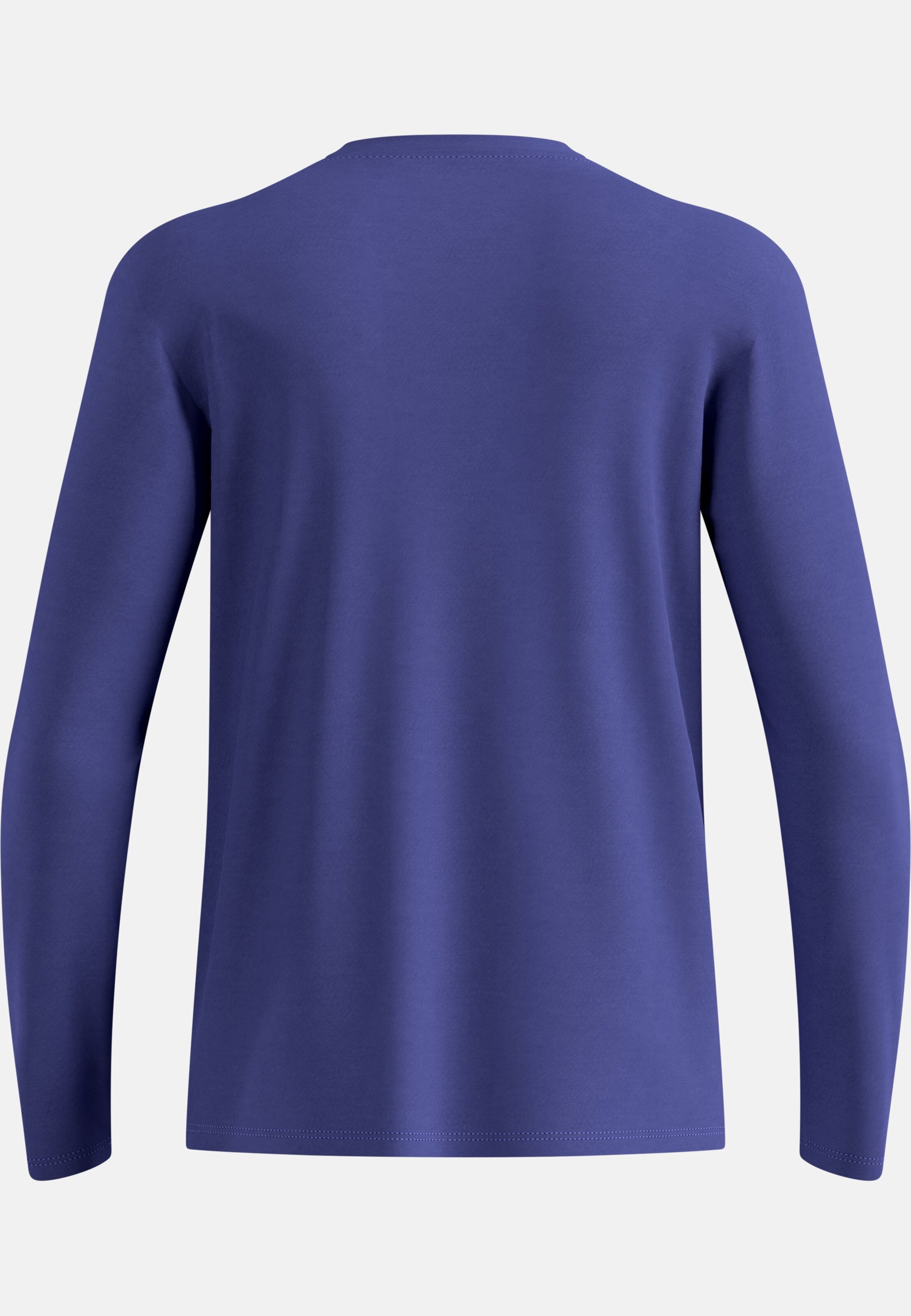 Ascent Merino 200 Langarmshirt mit Brusttasche in Skipper Blue