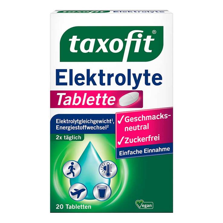 Taxofit Elektrolyte Tabletten, 20 St