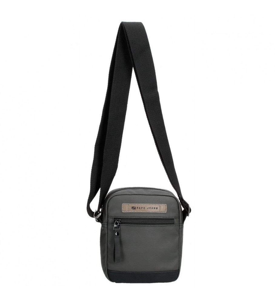 Bolsa de ombro pequena Pepe Jeans Hackney cinza