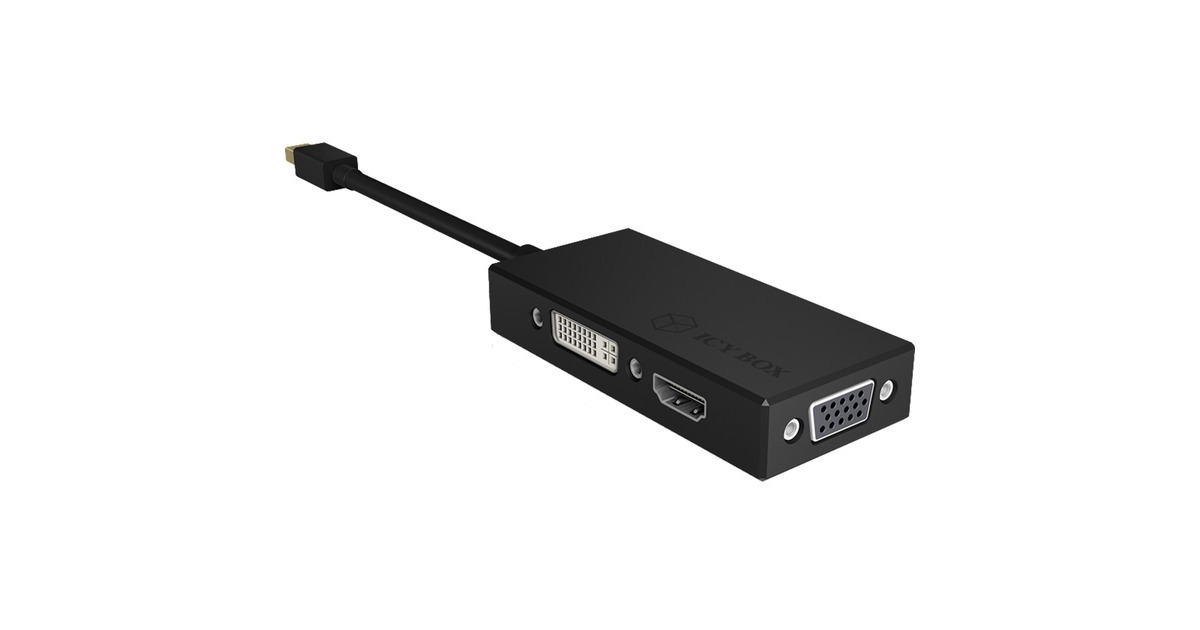 ICY BOXIB-AC1032 adapter  (Zwart)