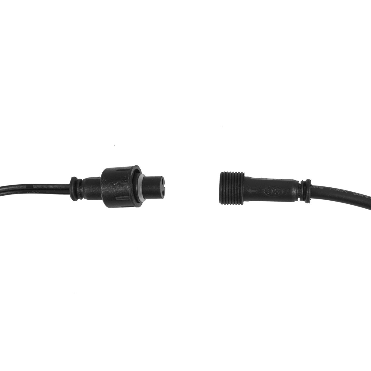 Set van 5 moderne grondspots zwart incl. LED IP67 - Linsey