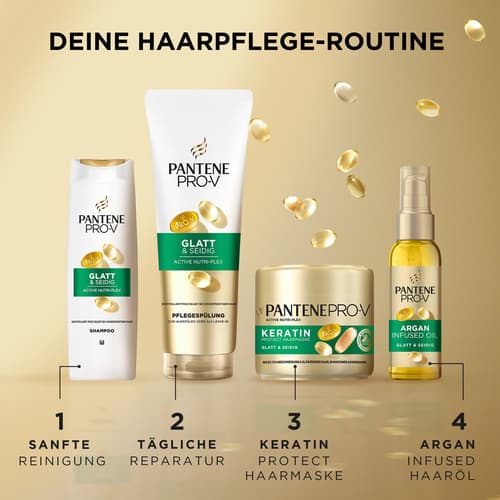 Pantene Pro-V Glatt & Seidig Haaröl mit Argan 100ml