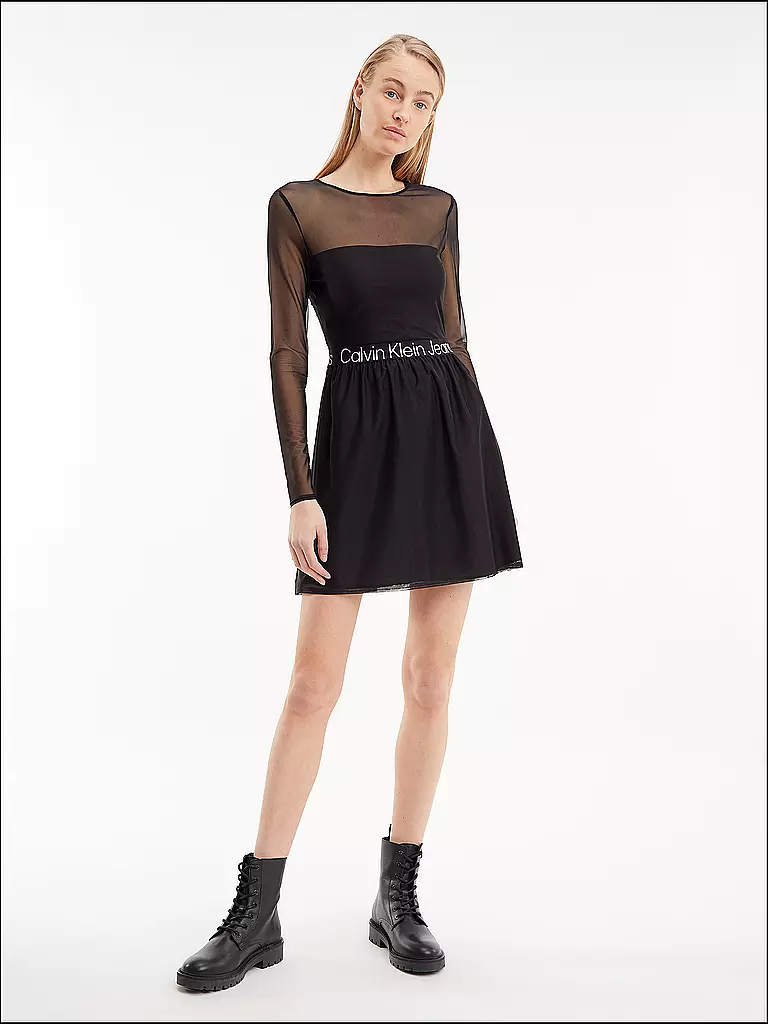 CALVIN KLEIN JEANS Kleid schwarz