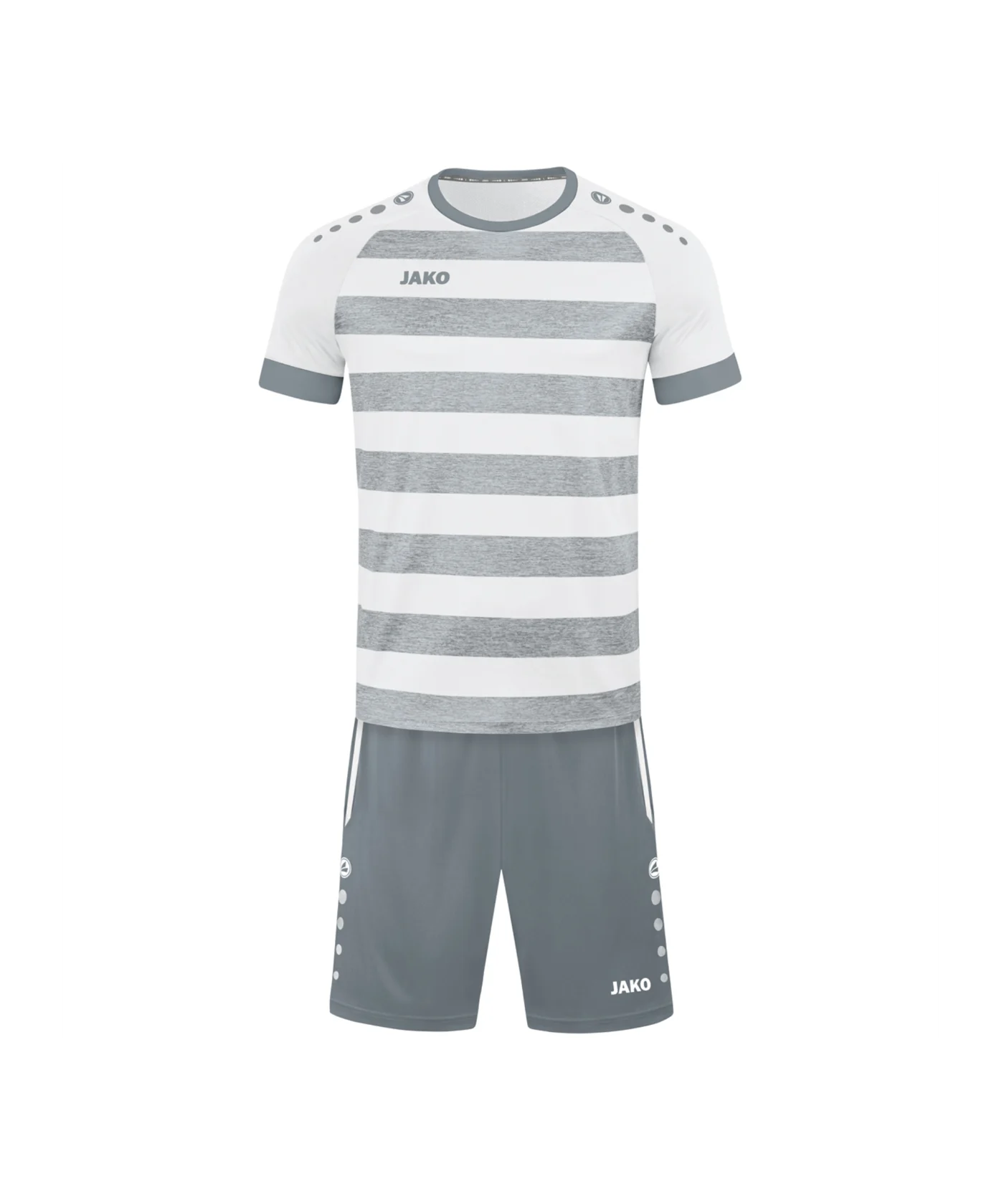 JAKO Celtic Melange KA Trikot Kids Weiss Grau F003