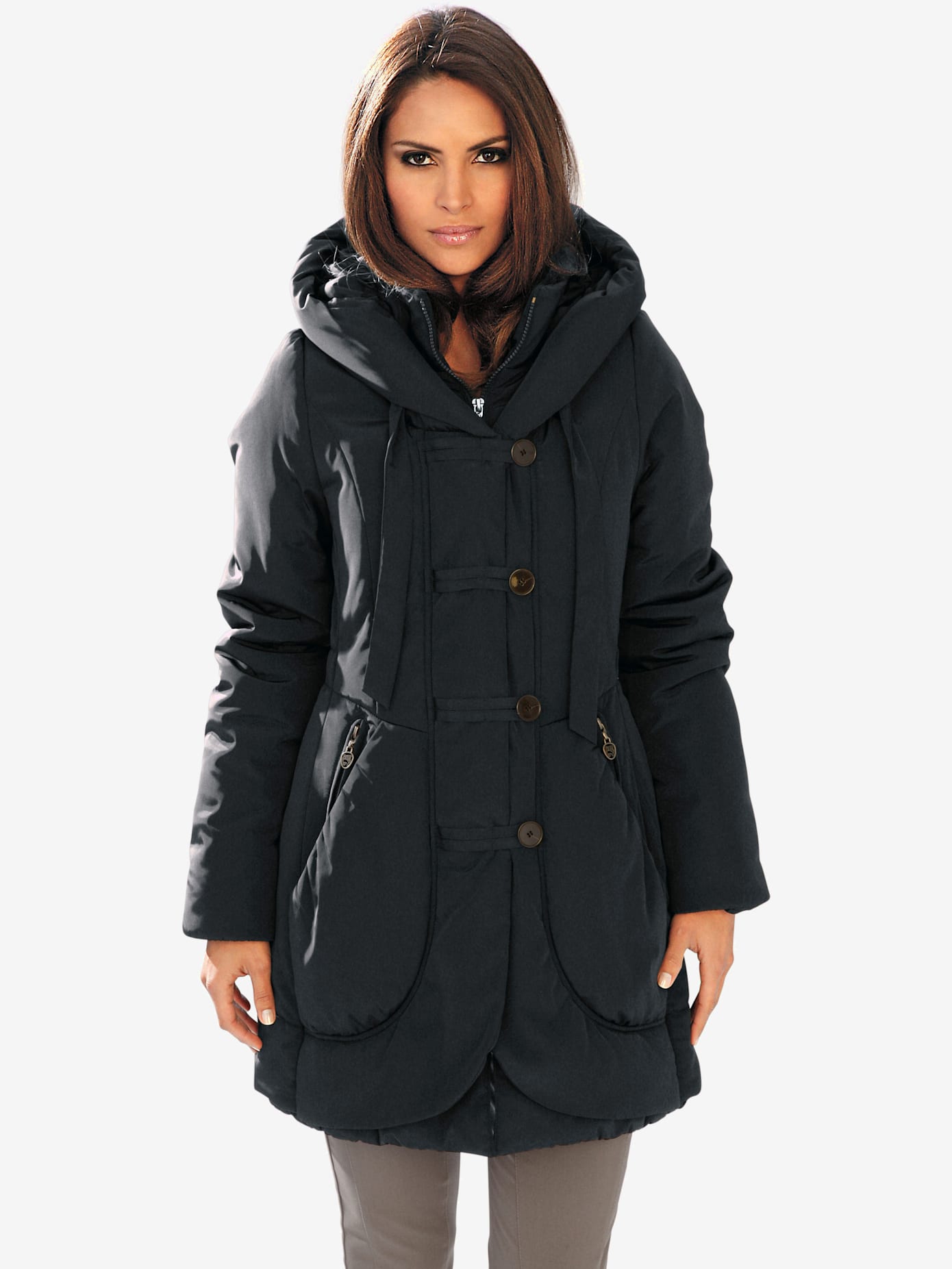 Parka veste d'extérieur facile à associer