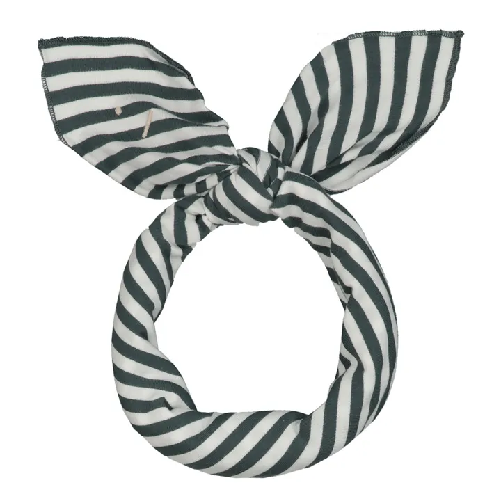 Gray Label Bandeau Coton Bio | Bleu gris