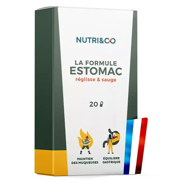 Nutri&Co Fórmula Vegana Anti-Refluxo e Azia - 20 cápsulas