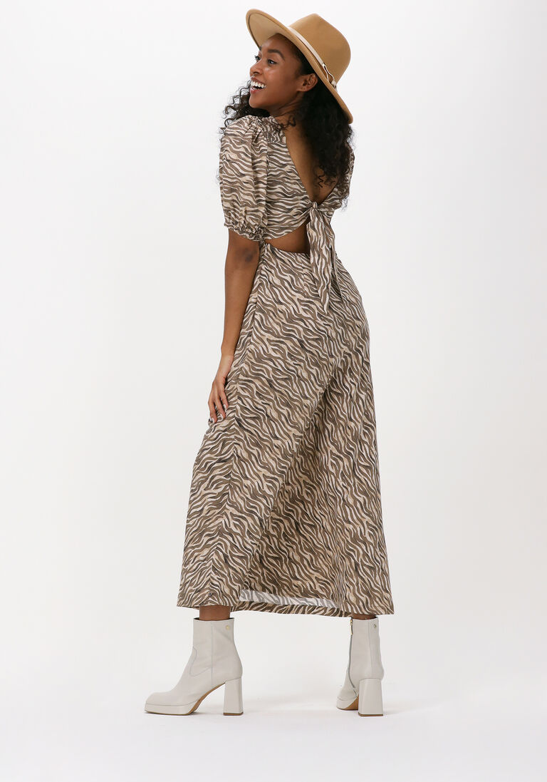 SCOTCH & SODA bruine scotch & soda maxi jurk maxi dress with open back