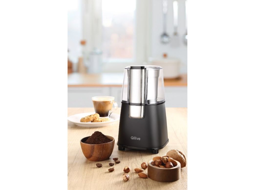MOINHO DE CAFÉ QILIVE Q.5321 PRETO