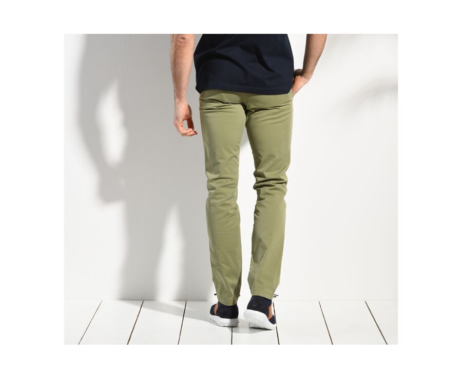 Pantalon chino homme Vert Été - KYRK