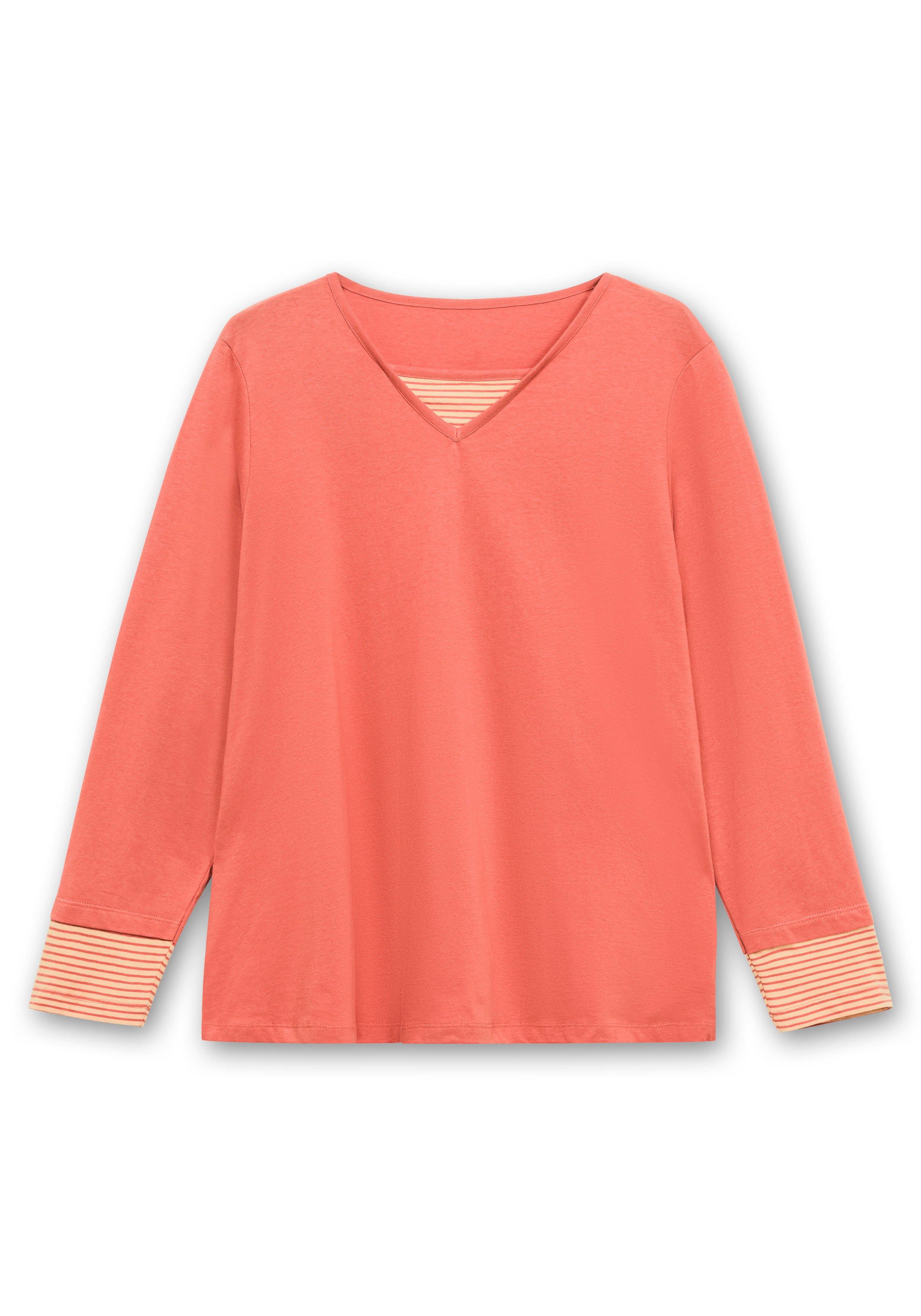 Shirt mit Streifendetails, im Layerlook