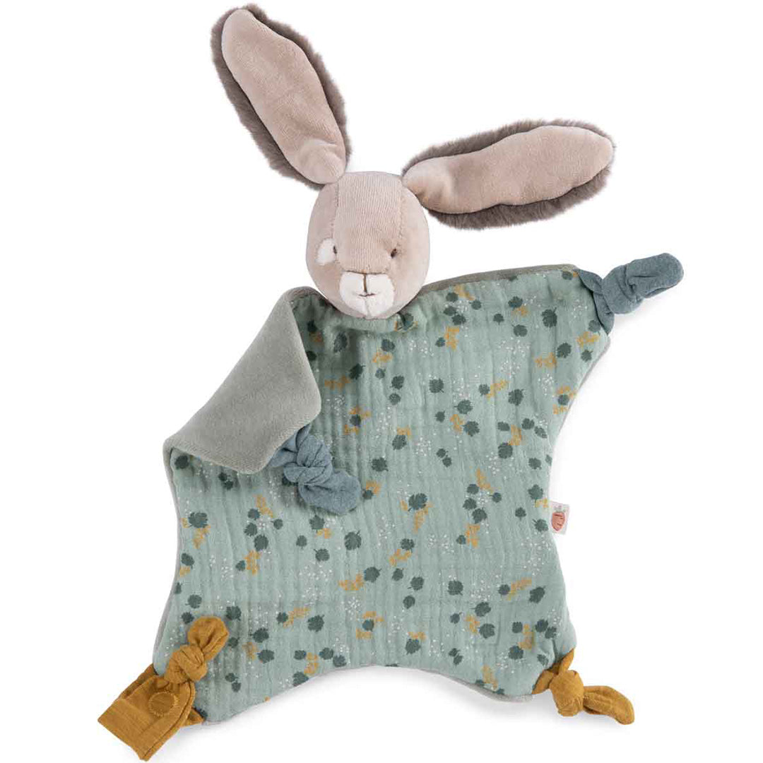 Moulin roty knuffeldoek konijn - groen