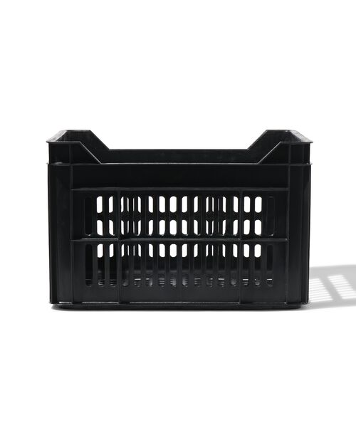 caisse vélo recyclée 30L - noir