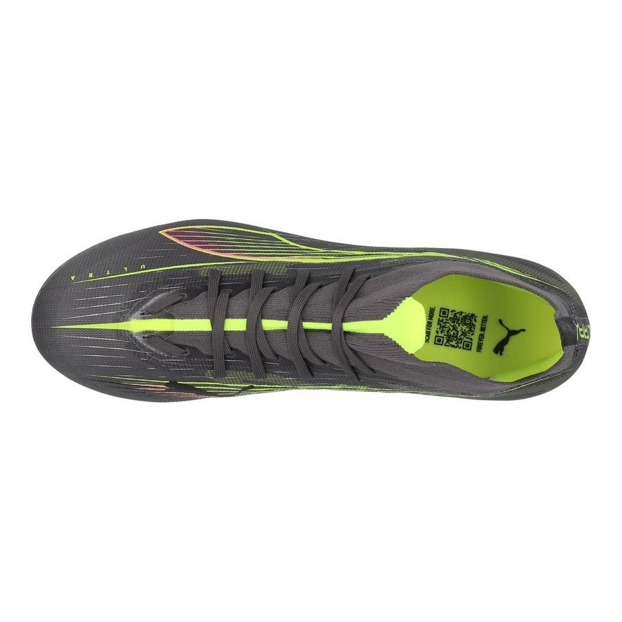 PUMA Ultra 5 Match   FG/AG Audacity - Matte Aged Silver/Jaune/Argenté Femme
