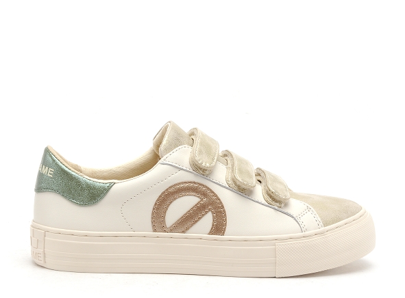 No name basses femme arcade straps side blanc