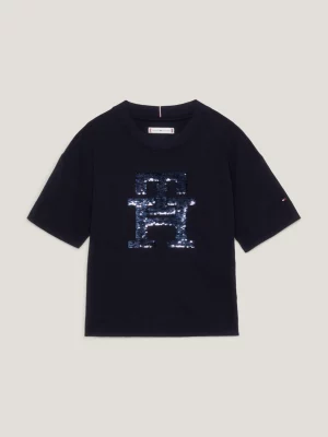 Camiseta TH Monogram Sequin Archive Fit