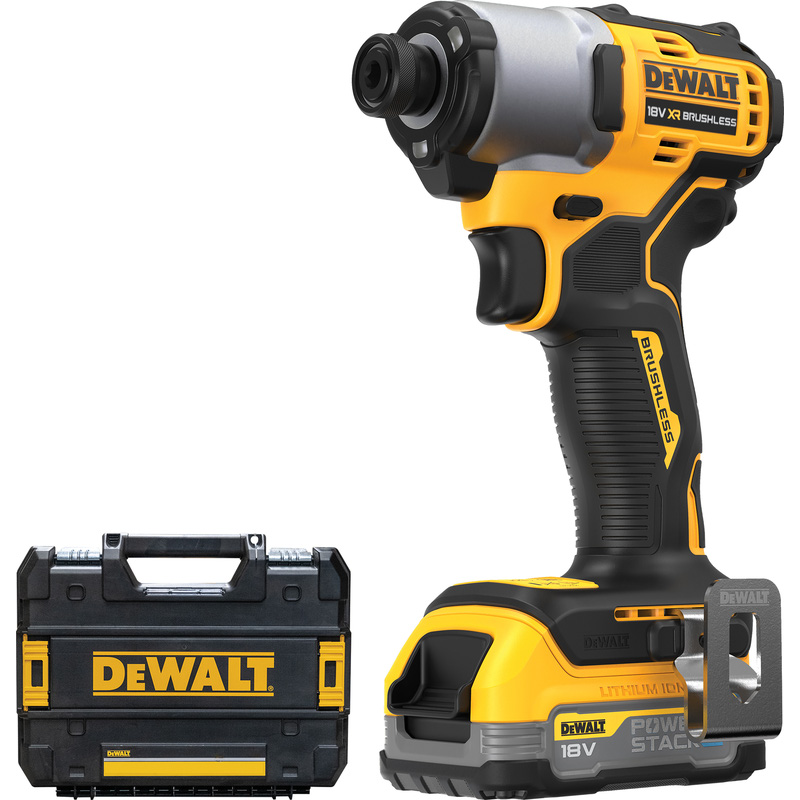 DeWALT DCF840E1T-XJ accu slagschroevendraaier met PowerStack accu 18V 1x 1,7Ah Li-ion