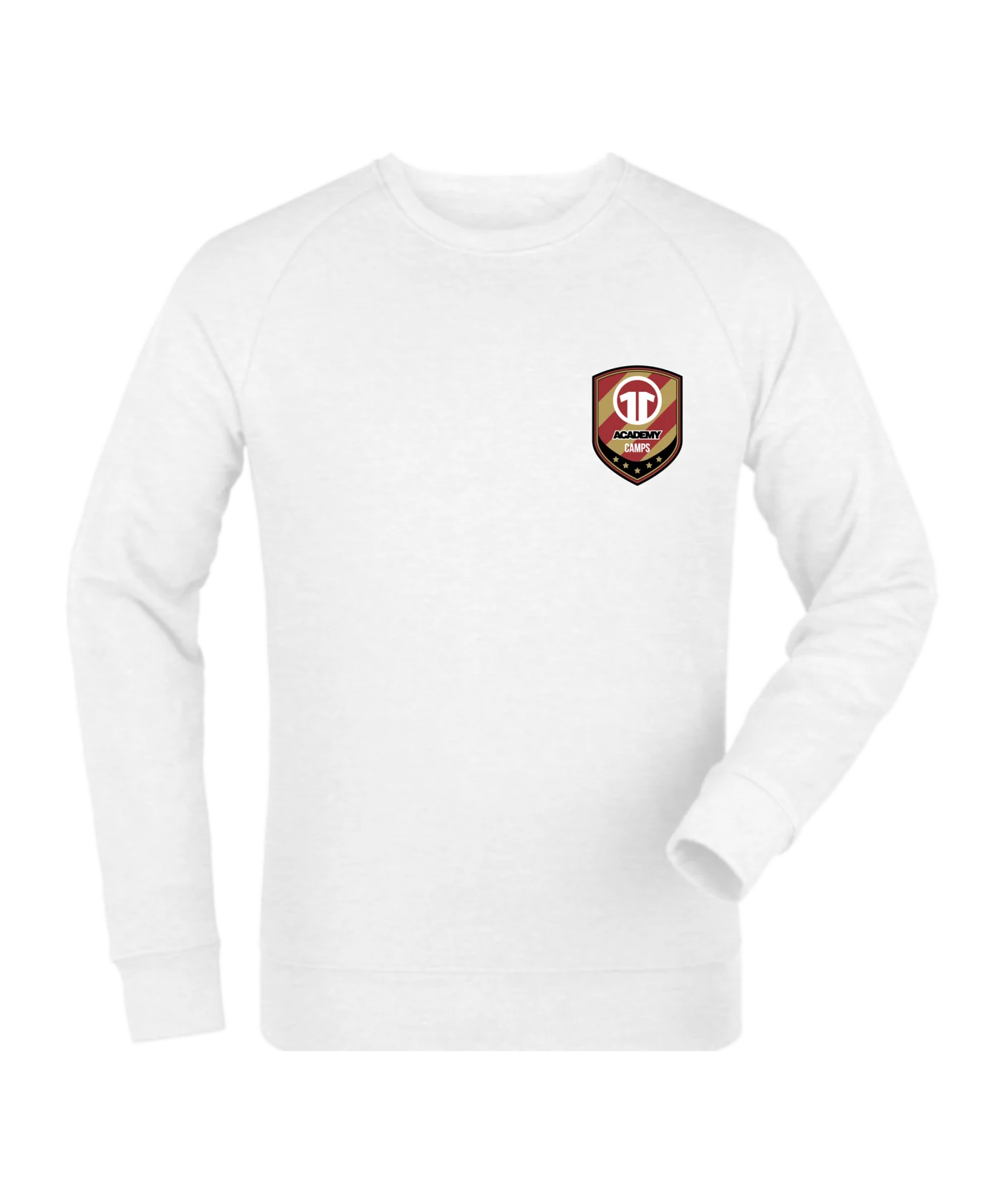 11ts Academy Sweatshirt Brustlogo Weiß