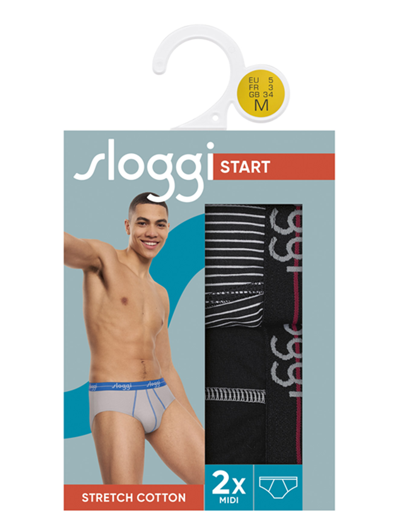 Lot de 2 slips midi Start