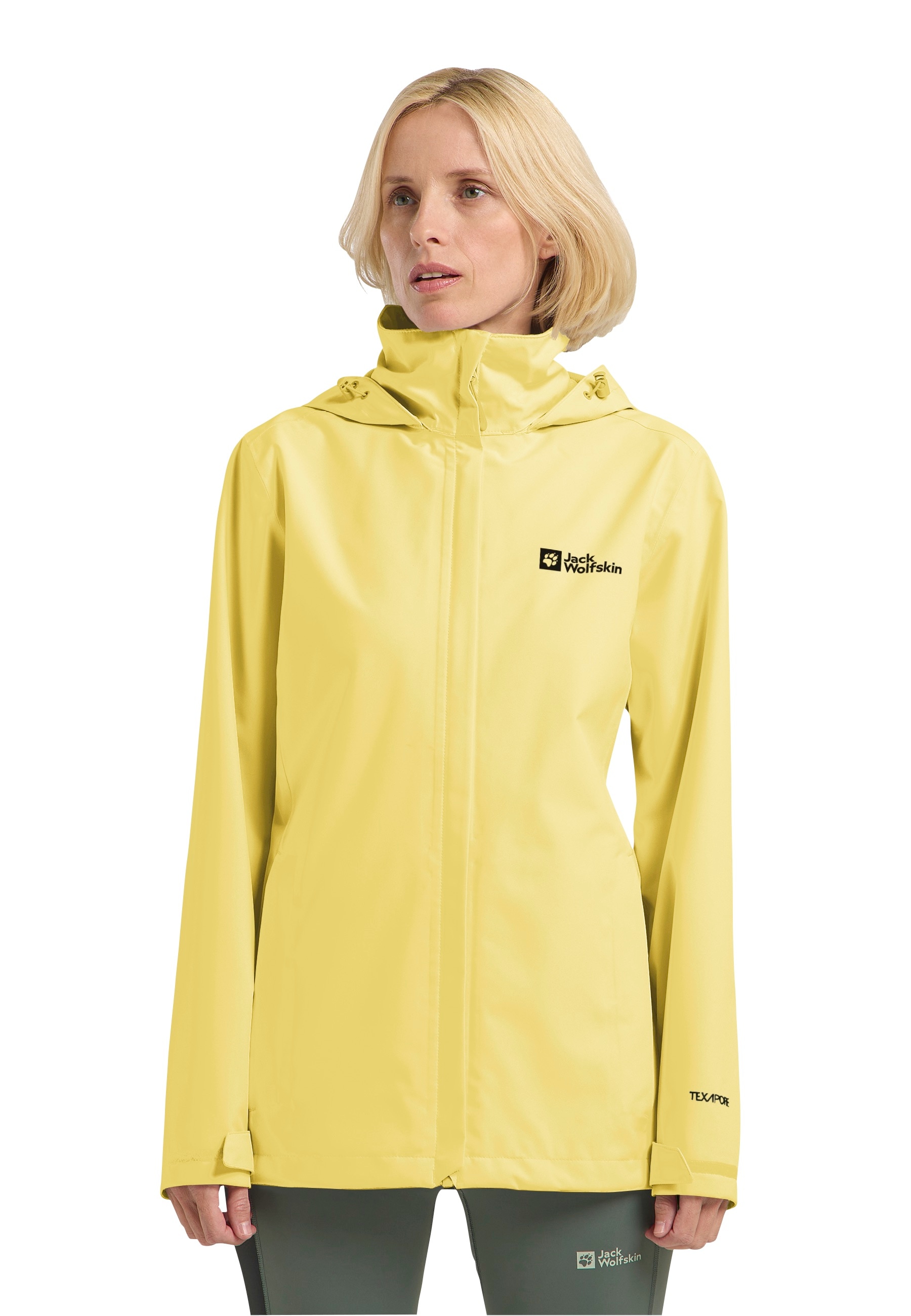 Jack Wolfskin Regenjacke »TRAILTIME 2L JKT W« Wasserabweisend, winddicht, atmungsaktiv, Übergangsjacke