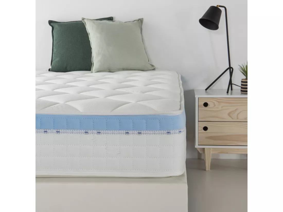 Matelas à mémoire de forme GEL ACTIVE 140X190, 25cm épaisseur
