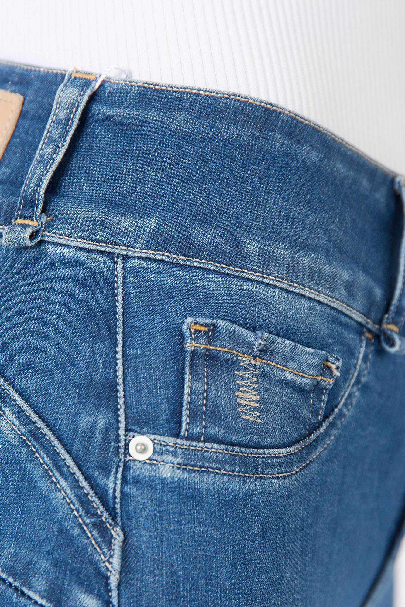 Calça jeans tamanho único Double_up cintura alta
