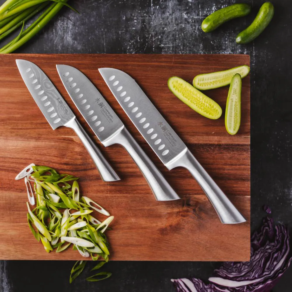 THE CUSTOM CHEF™ Damashiro® Try Me Santokukniv