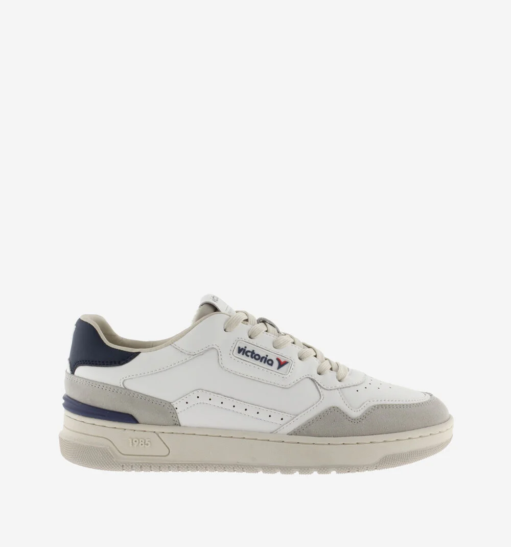 C80 - CLASSIC COLORS UNISEX Baskets rétro couleur unisexes MARINO