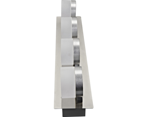 LED FLAIR wandlamp, 4-lichts, 4 x 630 lm, 3000 K, H x B 10 x 58 cm, Kynosura chroom